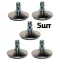 Колесики для компьютерного кресла (упаковка 5 шт.) маленькое фото